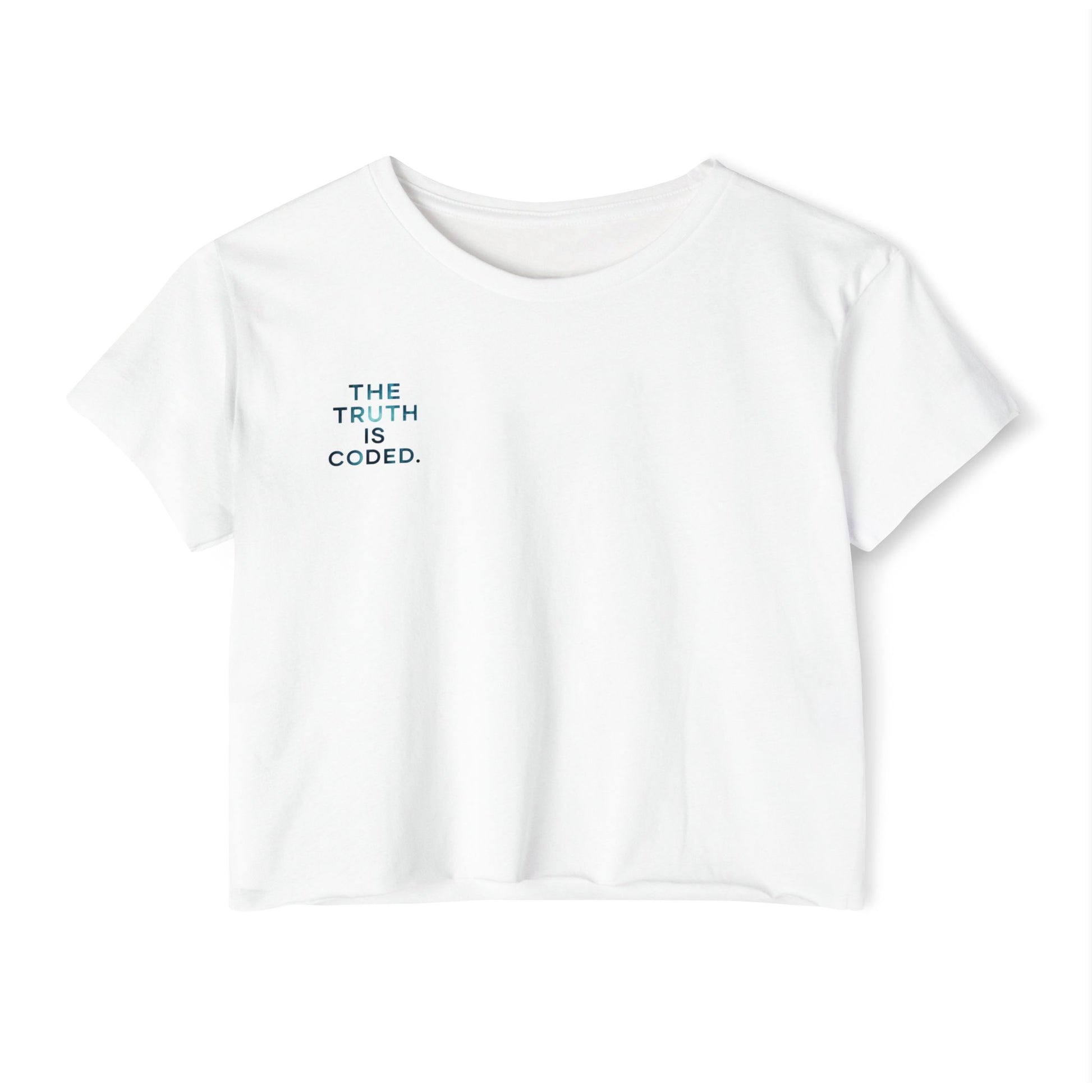 ‘The Algorithm by R.E. Elle’ Women's Festival Crop Top