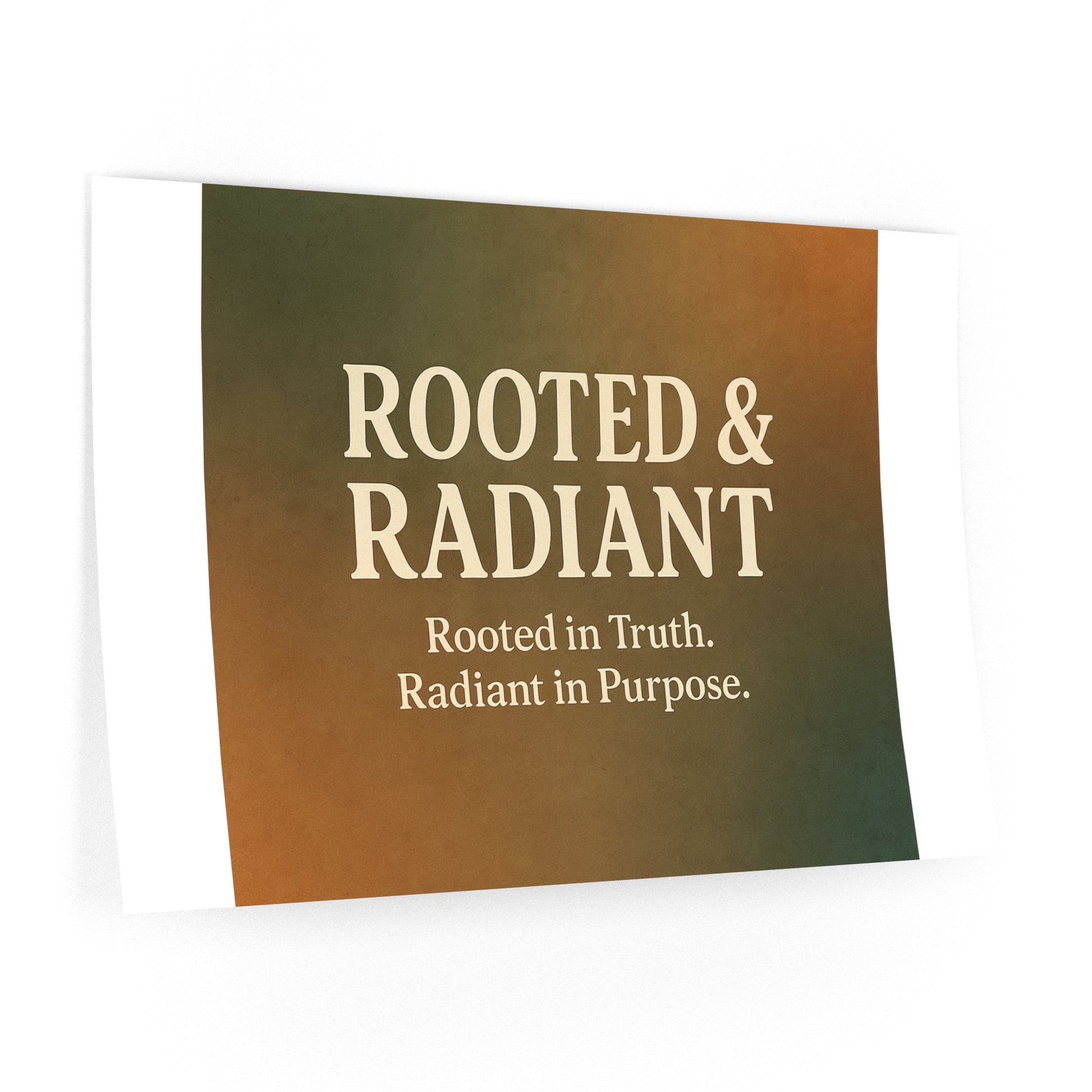 ‘Rooted & Radiant’ Wall Decal
