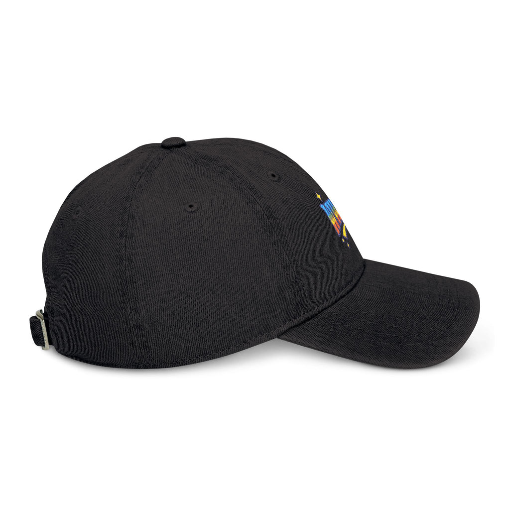 'WWJD?' Embroidered Denim Hat