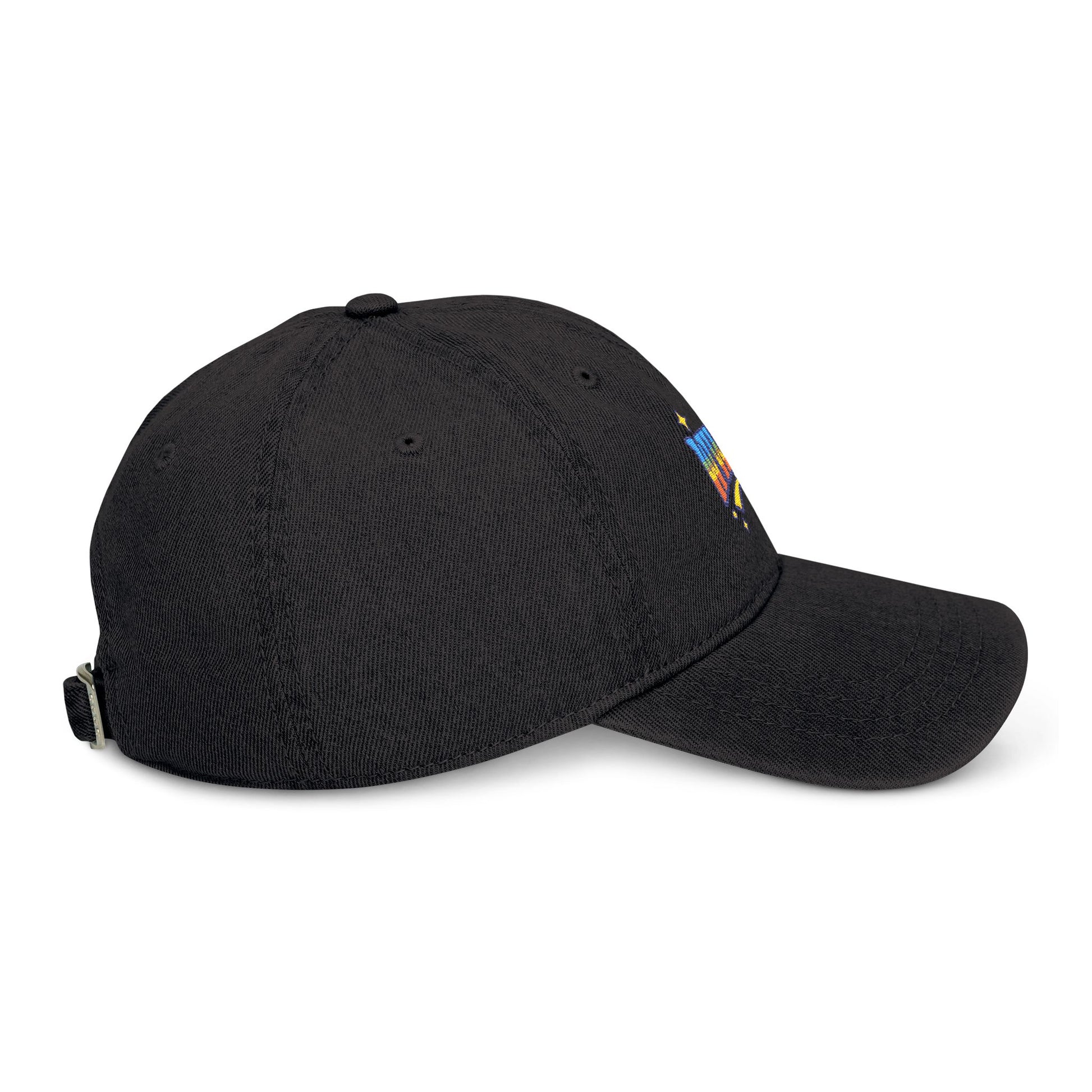 'WWJD?' Embroidered Denim Hat