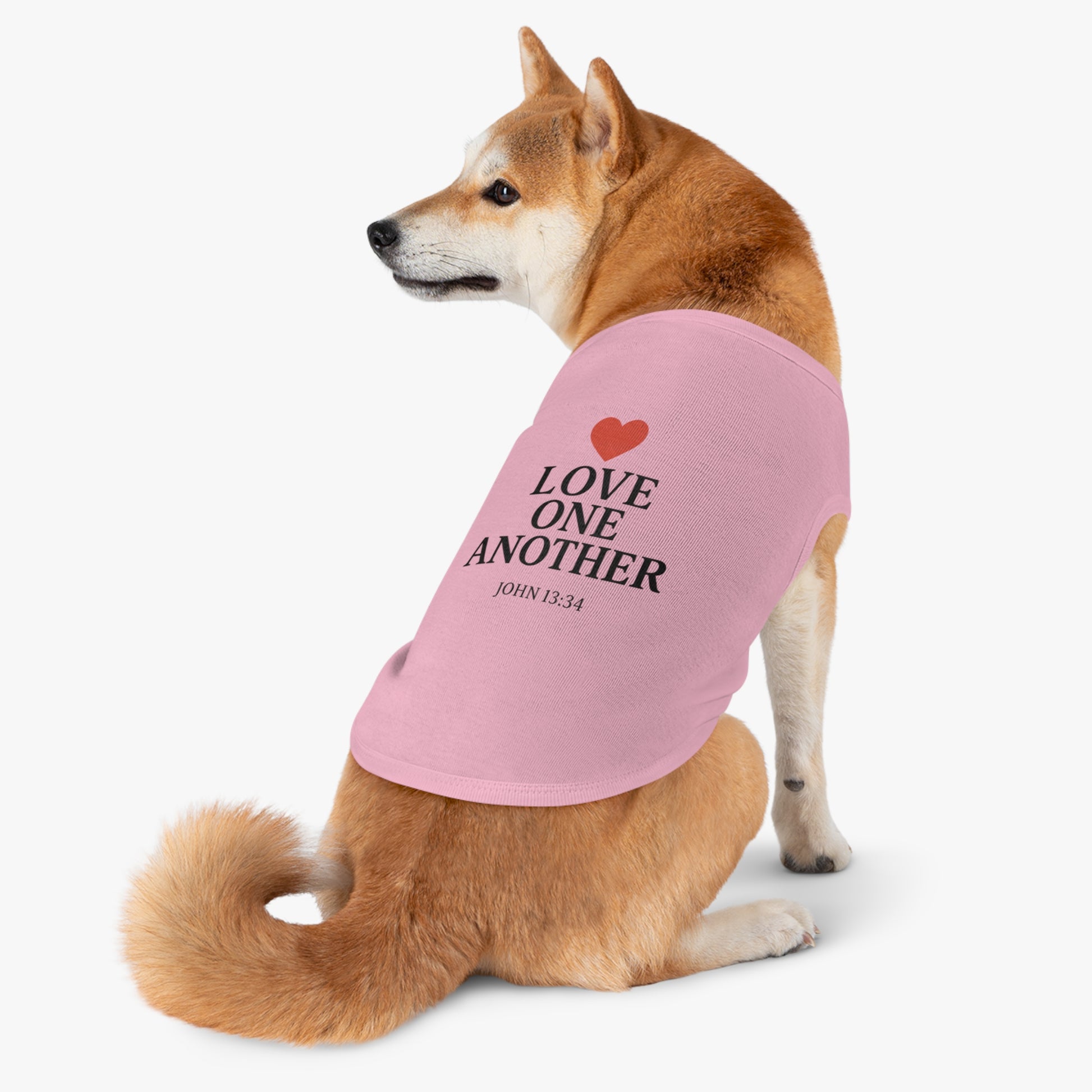 ‘Love One Another’ Pet Tank Top