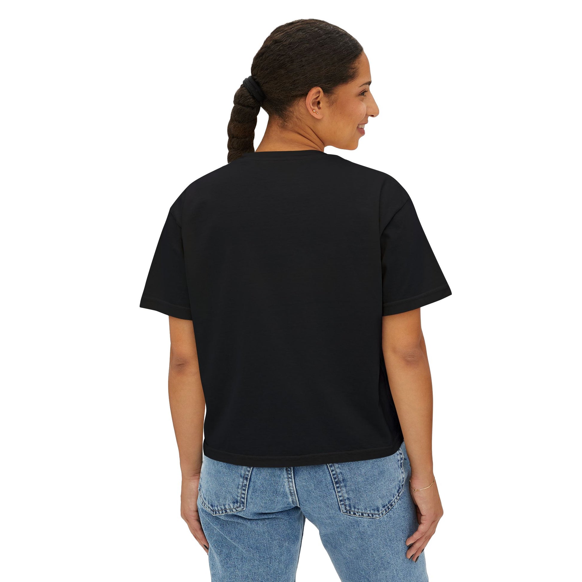 'Rooted & Radiant Beauty' Women's Boxy Tee