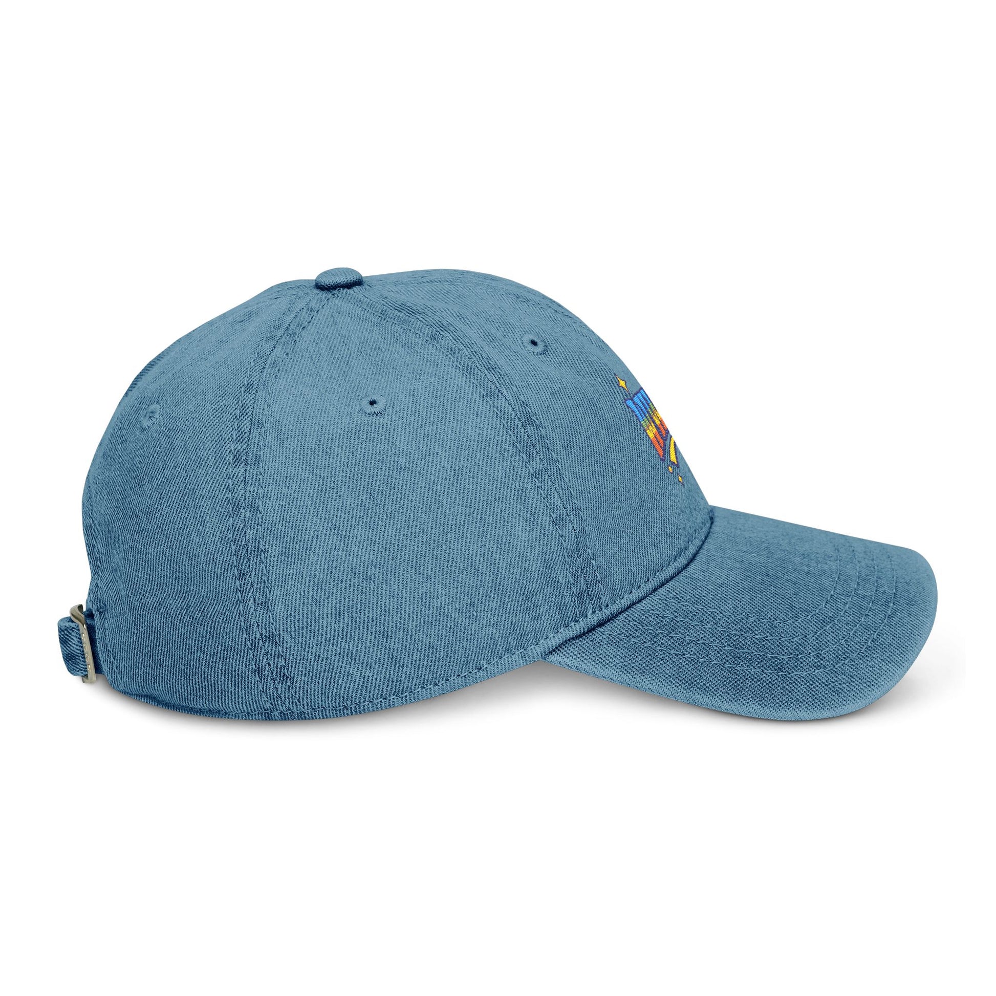 'WWJD?' Embroidered Denim Hat