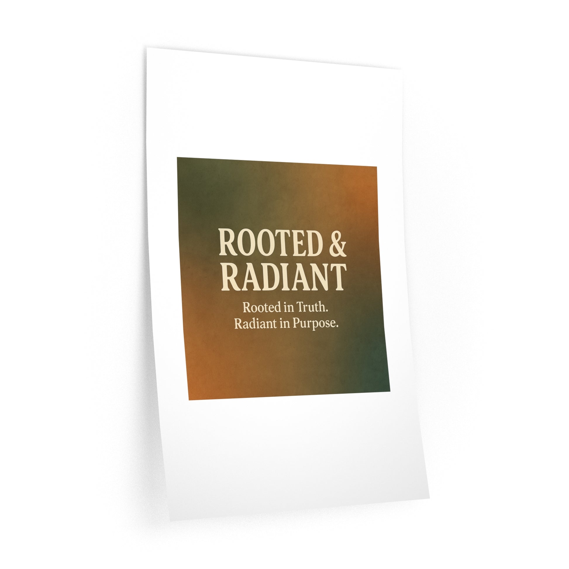 ‘Rooted & Radiant’ Wall Decal