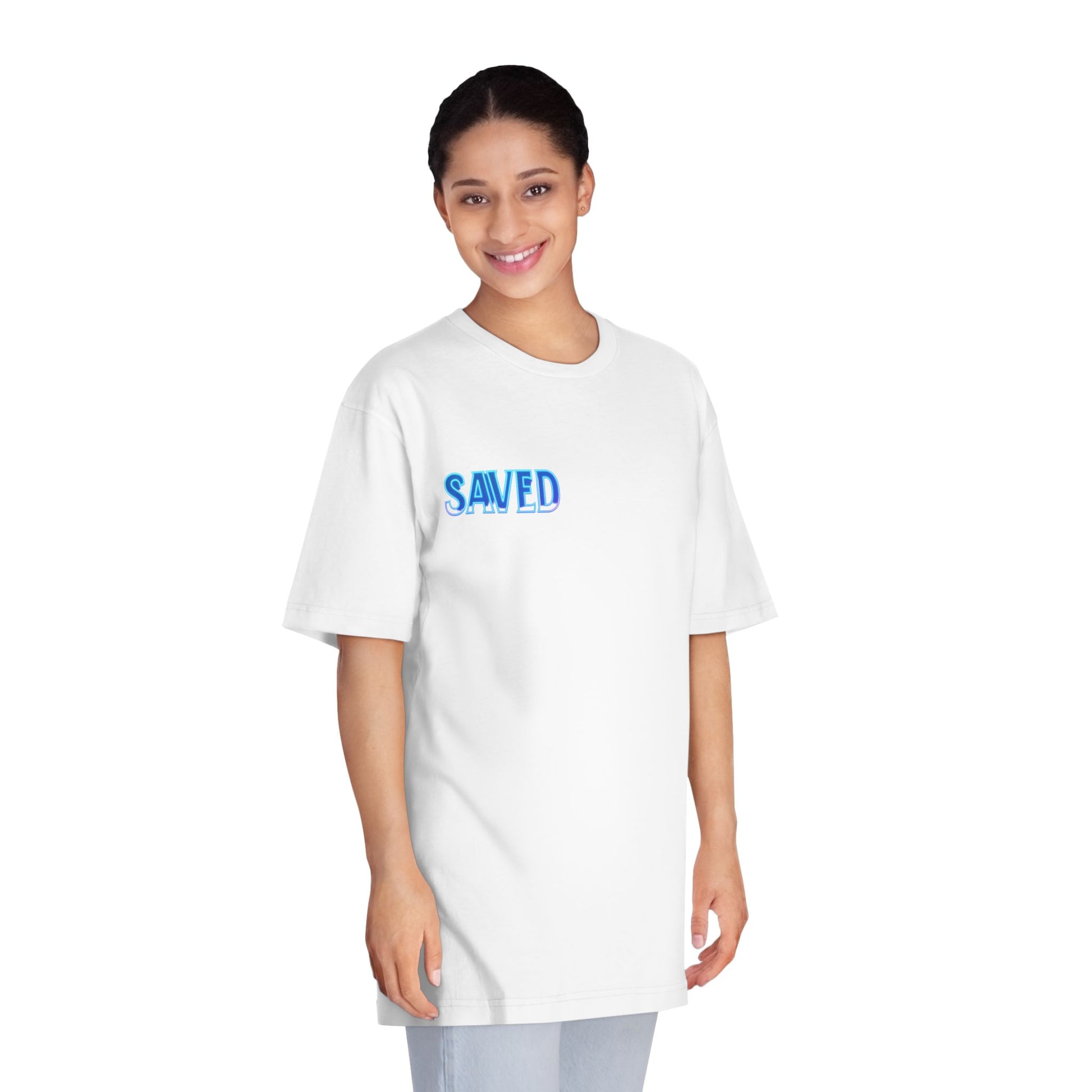 'Saved' Unisex Classic Crewneck T-Shirt – Vibrant, Faith-Inspired Streetwear, Perfect for Casual Days, Gift for Friends, Christian Apparel, [...]