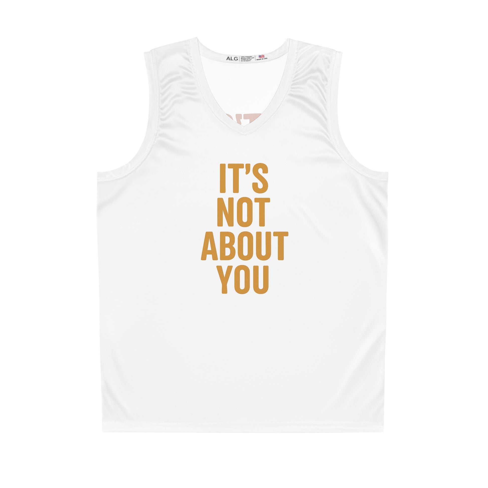 'It's Not About You, It's About Him' Men's Basketball Jersey, Faith-Based Sportswear, Perfect for Athletes, Game Day Gear, Inspirational Workout Top, Religious Jersey, [...]