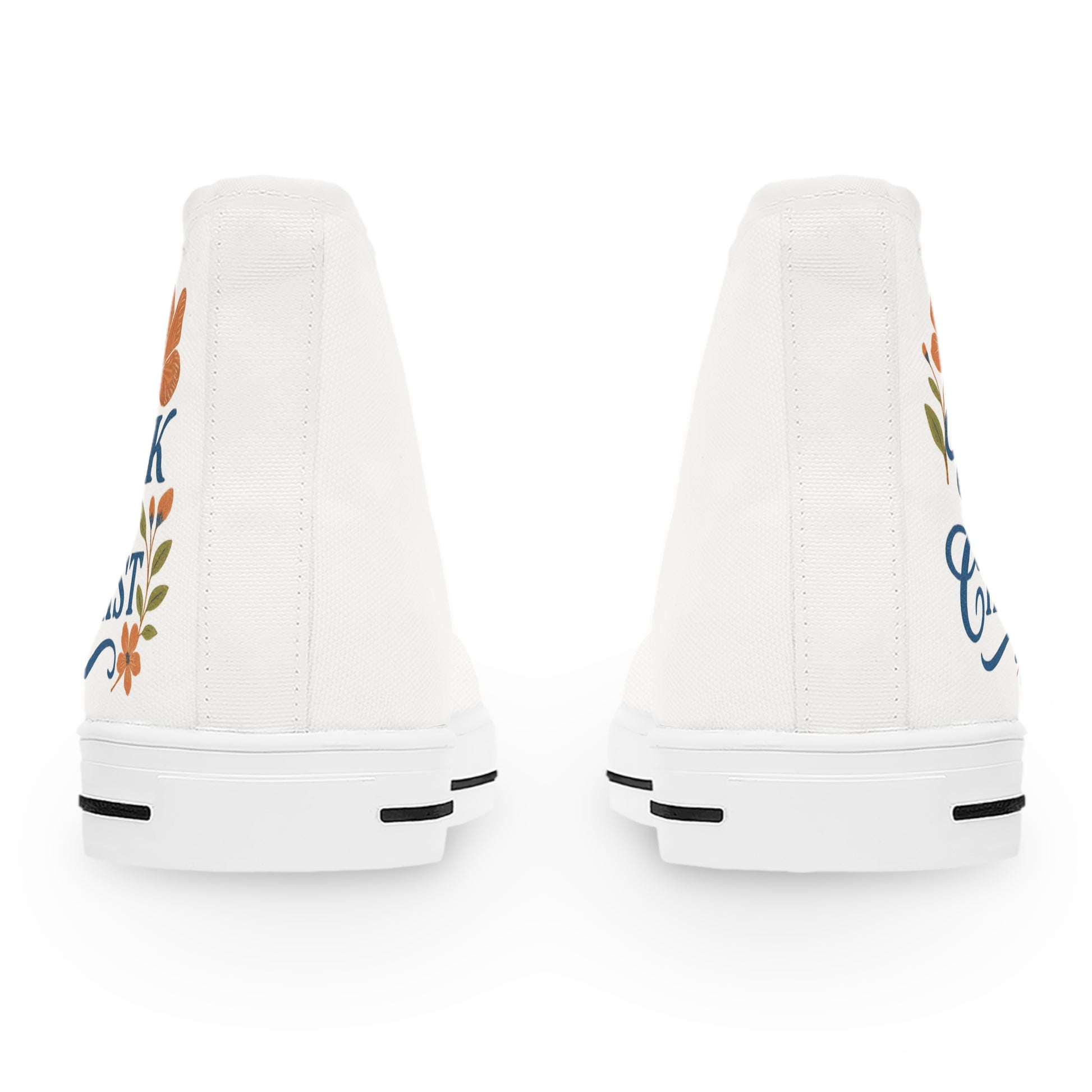 ‘Unmask with Christ’ Women’s High Top Sneakers