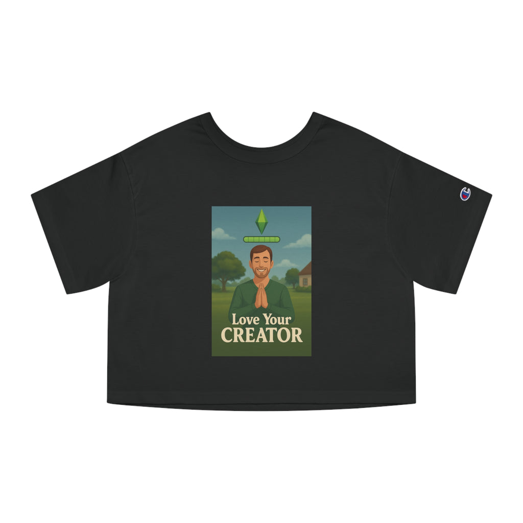 ‘Love Your Creator’ Unisex Cropped T-Shirt