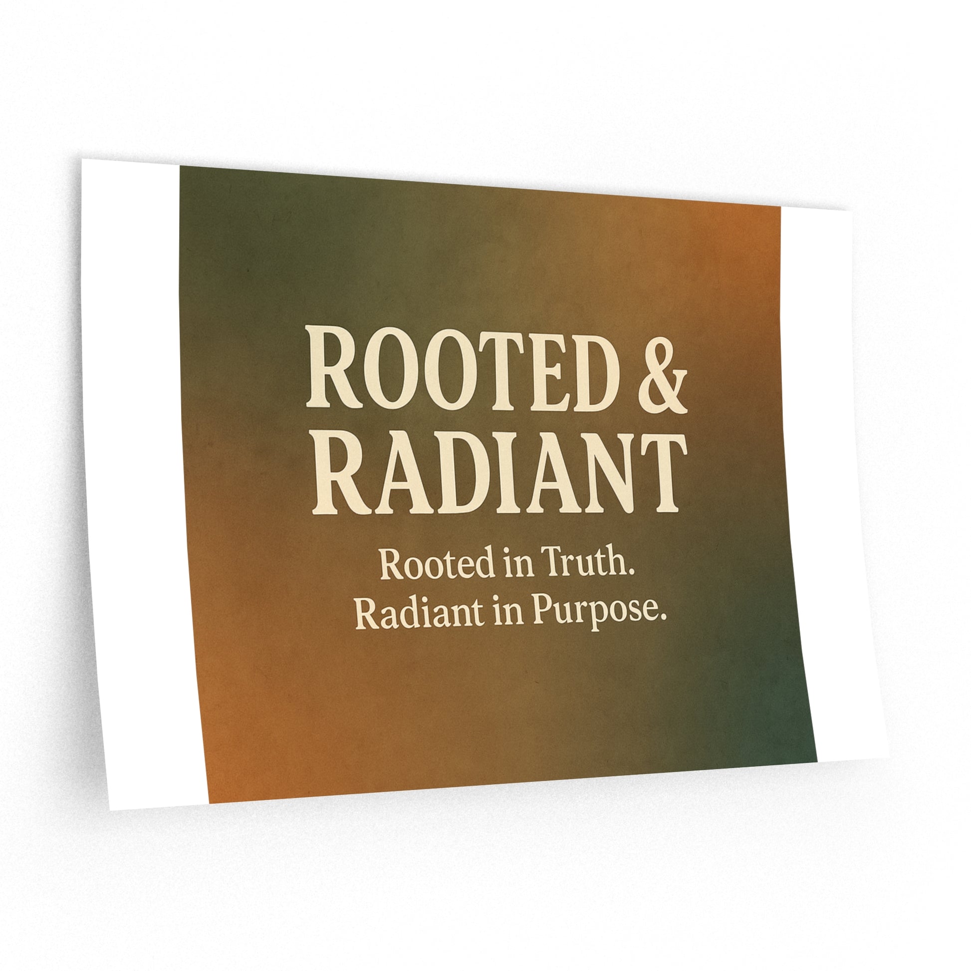 ‘Rooted & Radiant’ Wall Decal