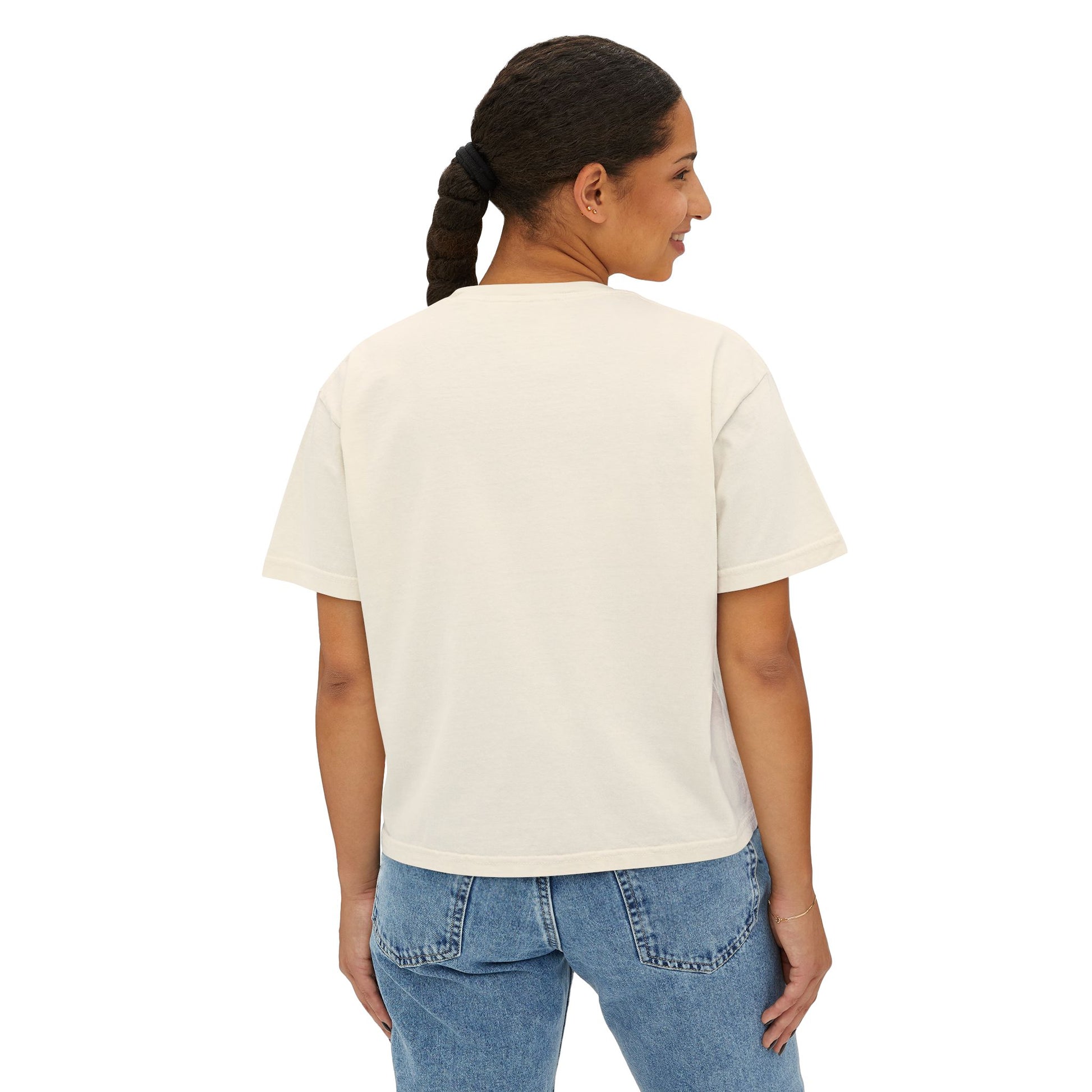 'Rooted & Radiant Beauty' Women's Boxy Tee