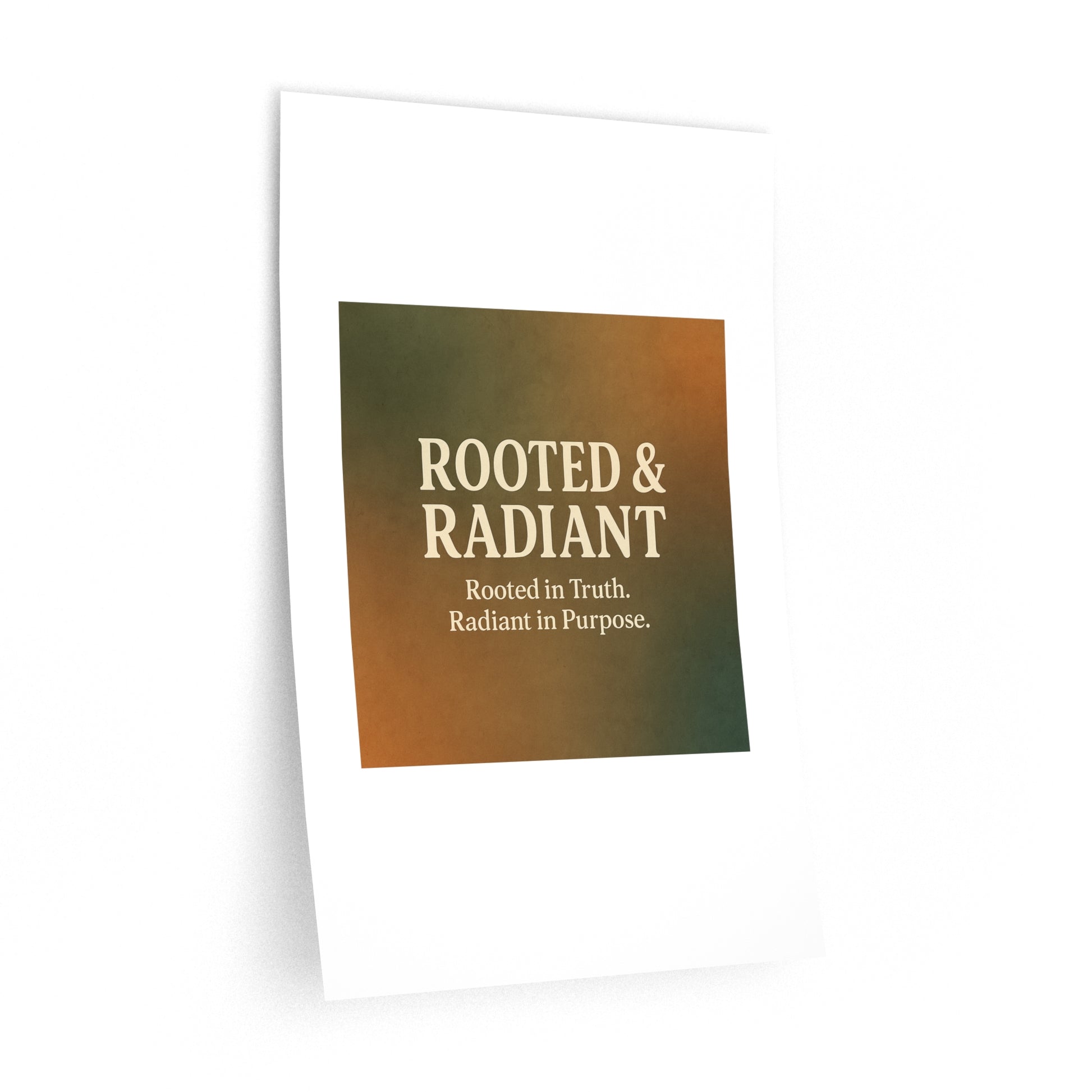 ‘Rooted & Radiant’ Wall Decal