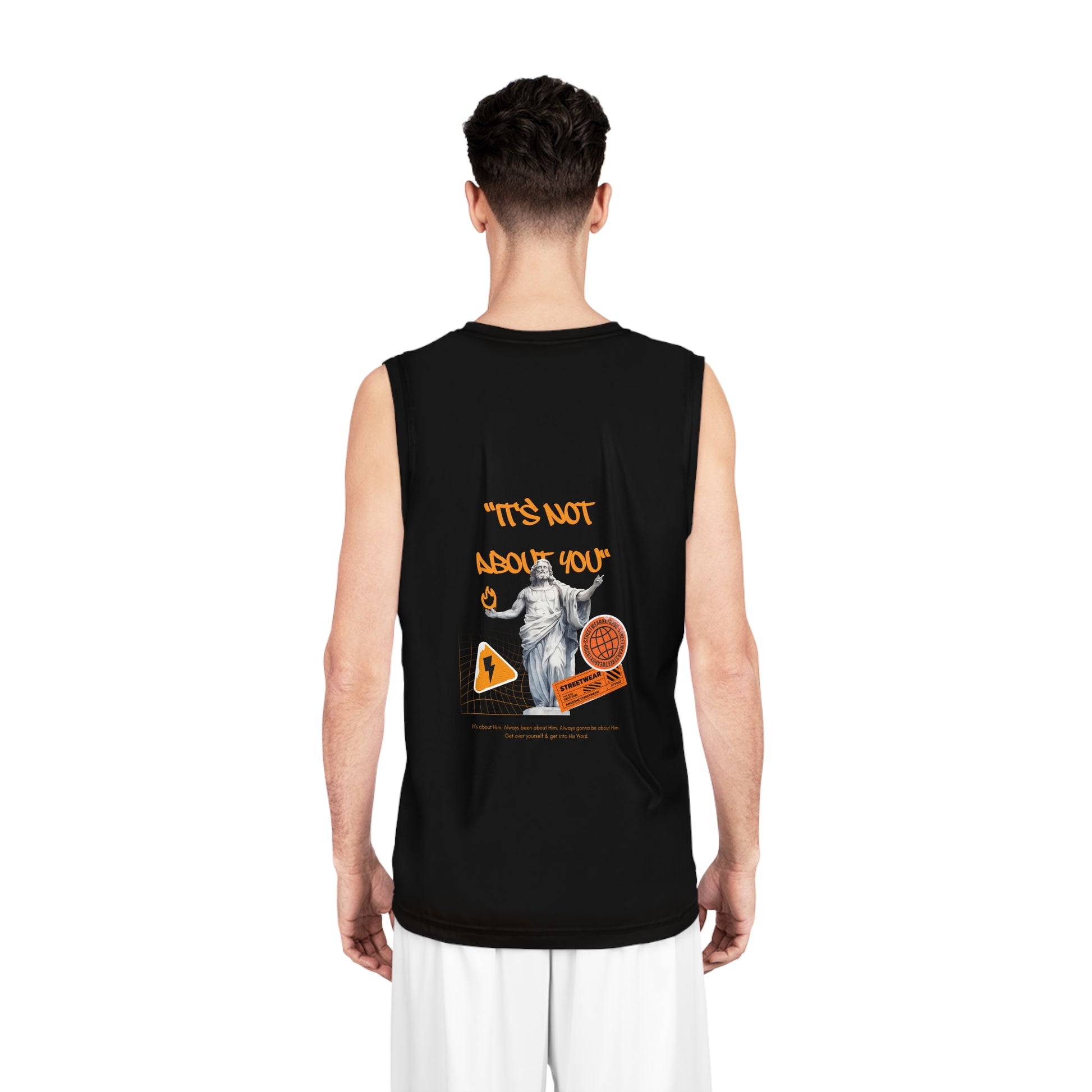 'It's Not About You, It's About Him' Men's Workout Top
