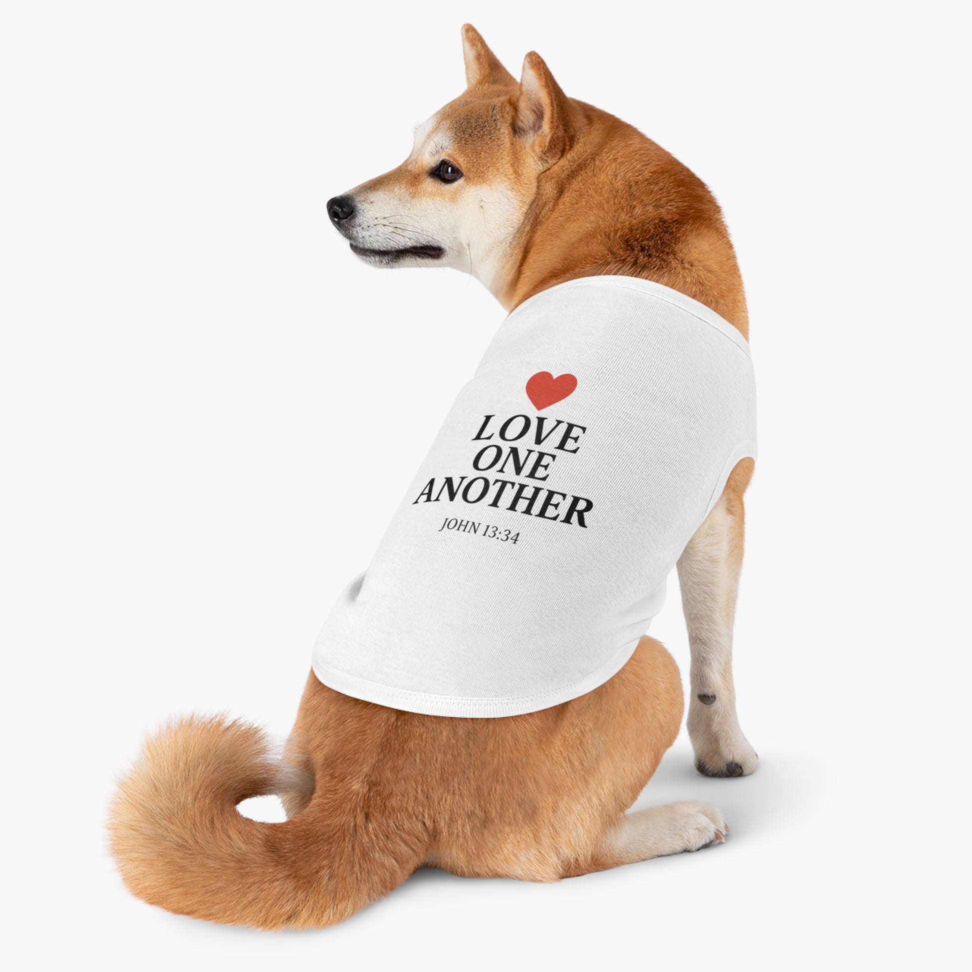 ‘Love One Another’ Pet Tank Top