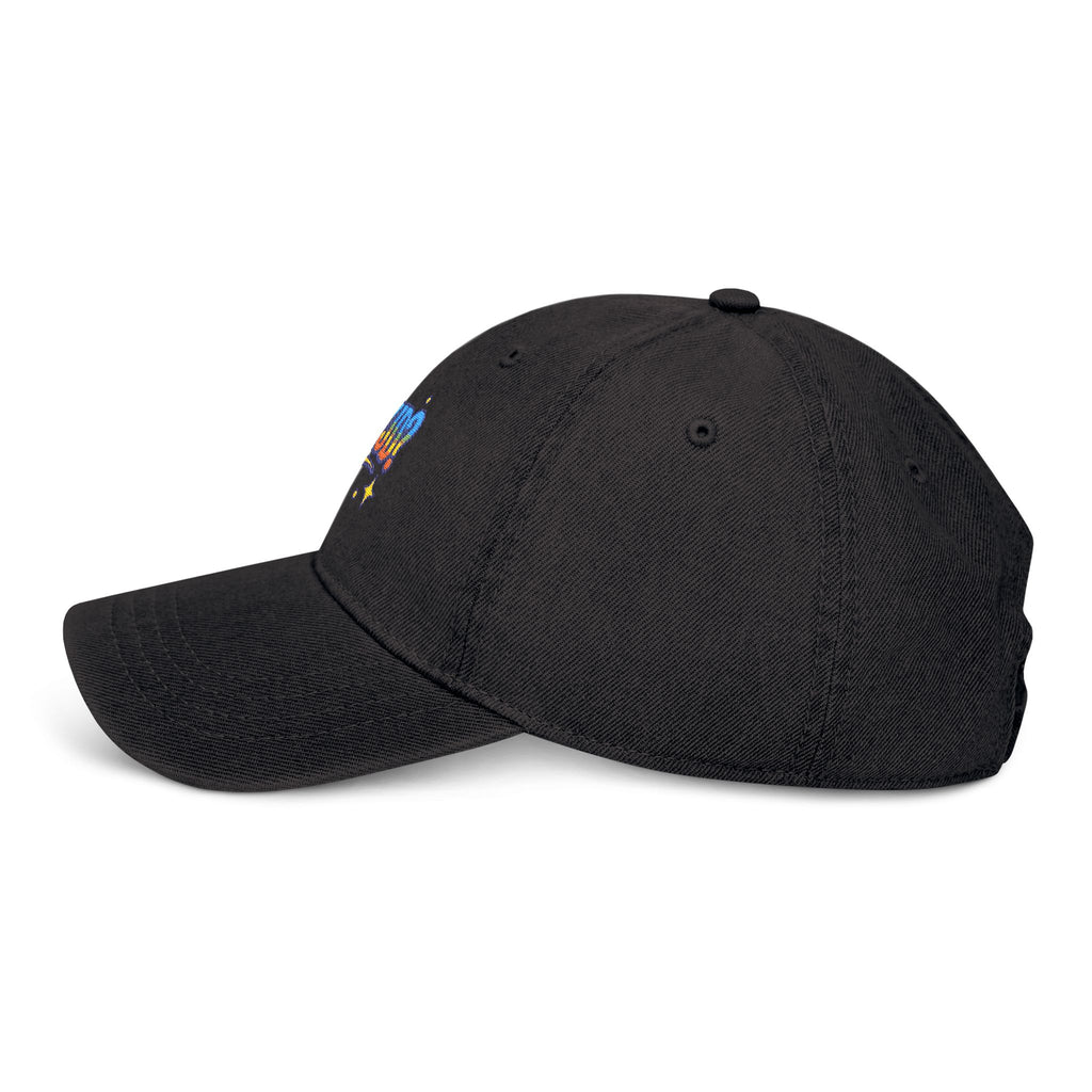 'WWJD?' Embroidered Denim Hat