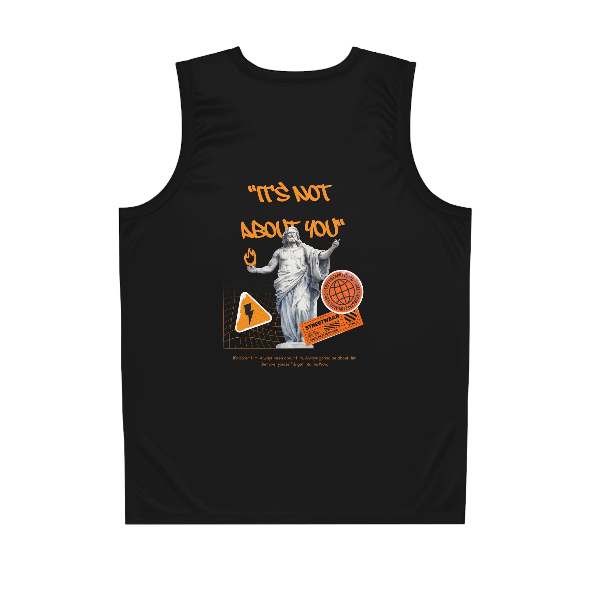 'It's Not About You, It's About Him' Men's Workout Top