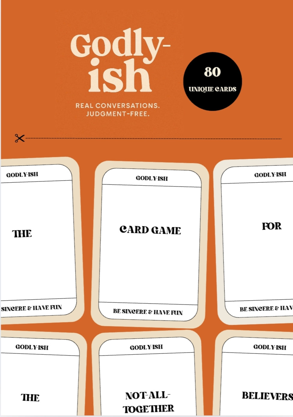 ‘Godly-ish’  The Card Game for the Not-All-Together Believers